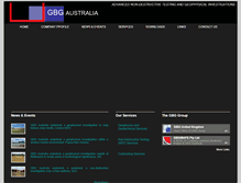 Tablet Screenshot of gbgoz.com.au